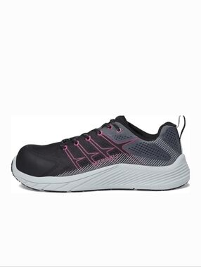 Merrell Moab Flight CF Safety-Toe Work Show In Black and Pink Size 8.5
